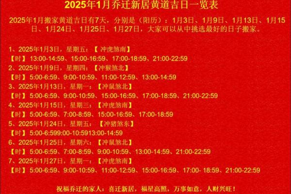 2025年乔迁入宅吉日7月份(2025年搬家黄道吉日)