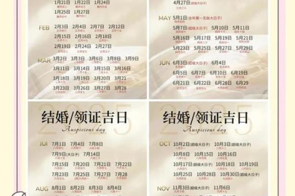 2025二月份结婚吉日查询(2025年2月5日适合结婚吗)