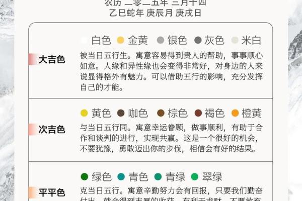 今天五行穿什么颜色衣服2025年11月4日小诀窍