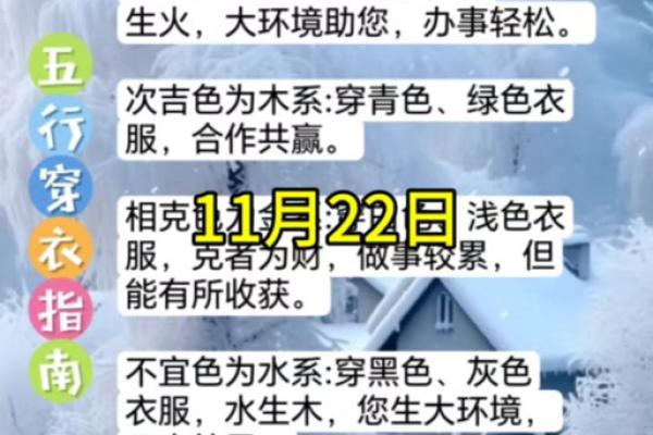 2025年11月22日五行穿衣指南事件真相揭秘