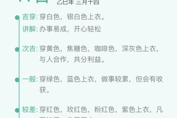 今天五行穿什么颜色衣服2025年11月20日的基础框架知识点