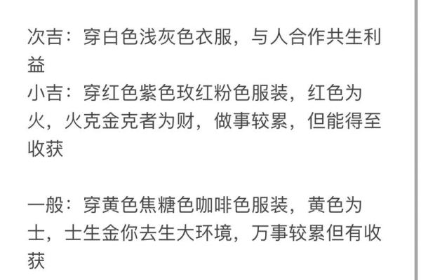 今日五行穿衣颜色大吉2025年12月17日看篇就够了