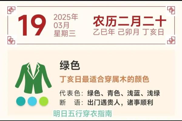 2025年10月24日五行穿衣每日指南一分钟学会