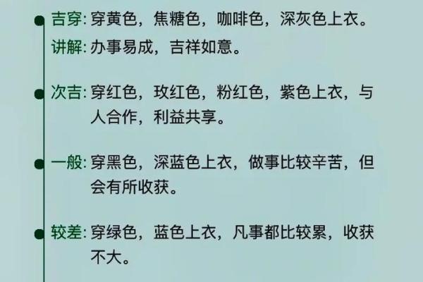 穿衣颜色2025年9月6日五行搭配赶快分享给朋友