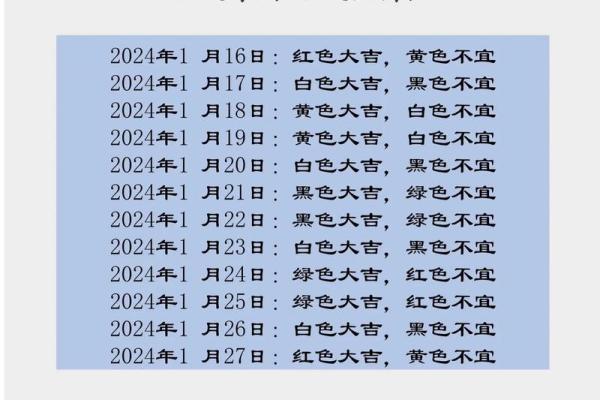 2025年10月1日穿衣颜色五行搭配方法好极了