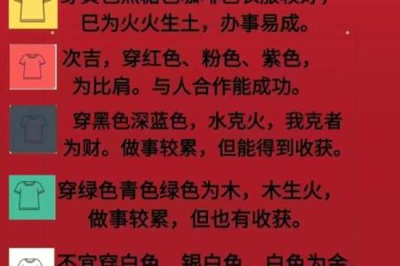 2025年12月17日穿衣颜色五行搭配你了解嘛
