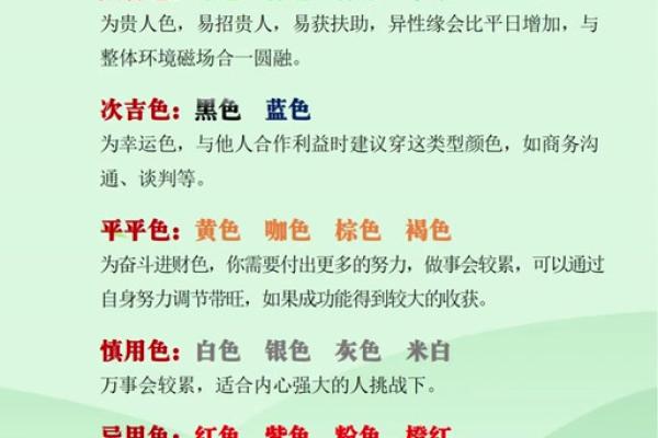 10月14日五行旺运穿衣颜色与禁忌解析，全解析