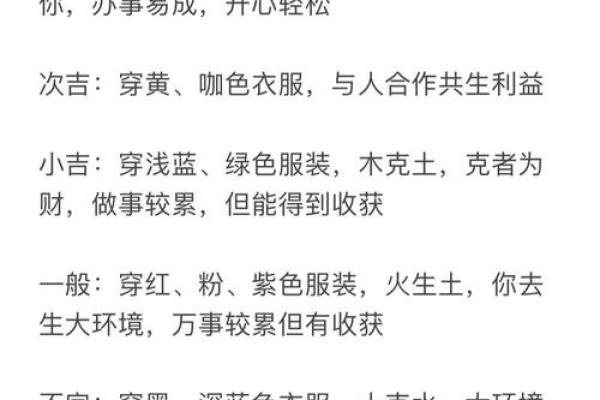 五行穿衣搭配今日幸运颜色查询，新手必学