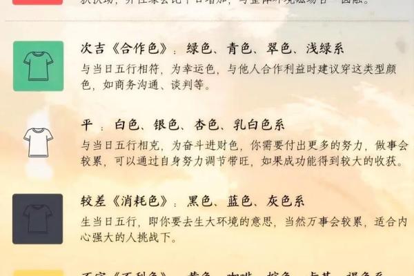 五行穿衣今日幸运色查询2023.7.16，一篇就够了