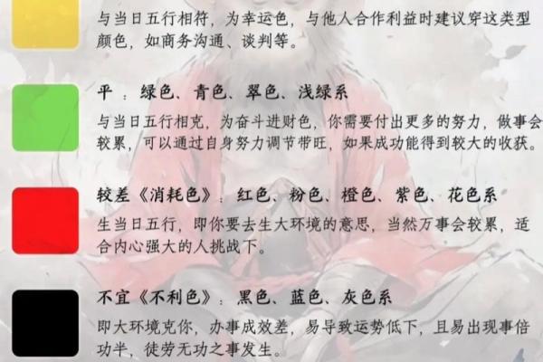 五行穿衣一周搭配表今日宜忌颜色查询，高手技巧
