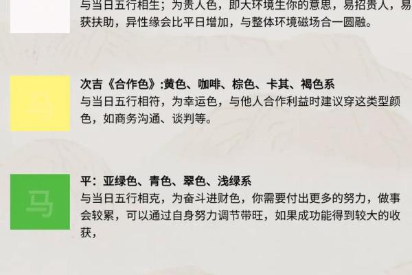 2025年10月7日穿衣颜色每日五行搭配赶紧收藏
