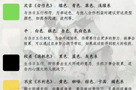 2021年9月25日五行穿衣颜色搭配指南，最新方法分享