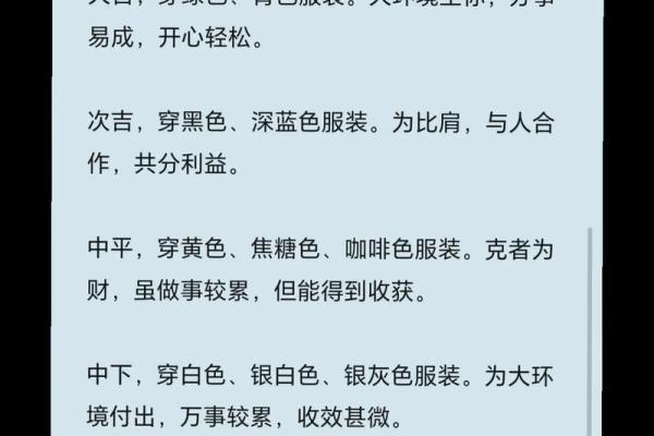 2025年10月21日五行穿衣每日指南必备诀窍