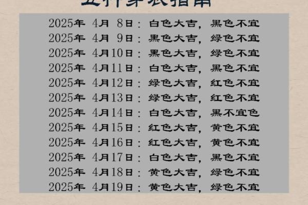 今天五行穿什么颜色衣服2025年11月17日教给各位