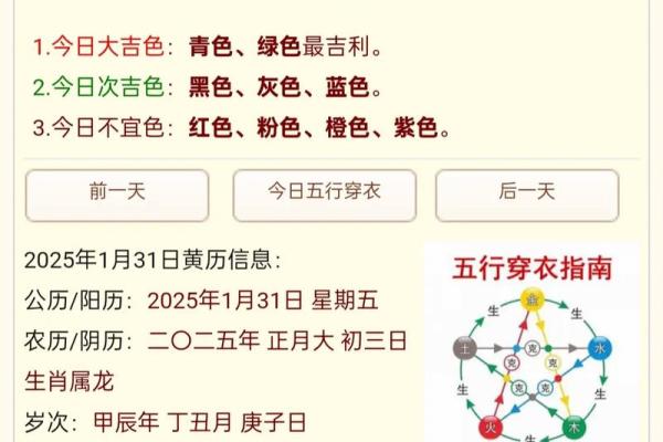 2025年9月6日五行穿衣指南赶快分享给大家