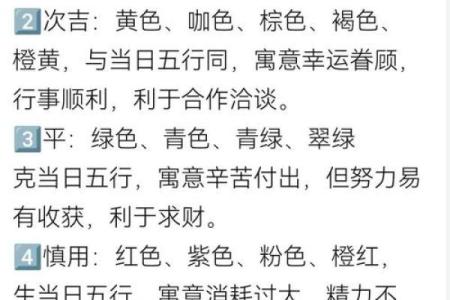 2021全年五行穿衣颜色搭配表PDF版本，实战技巧