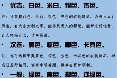 穿衣颜色2025年11月27日五行搭配篇经验带你了解