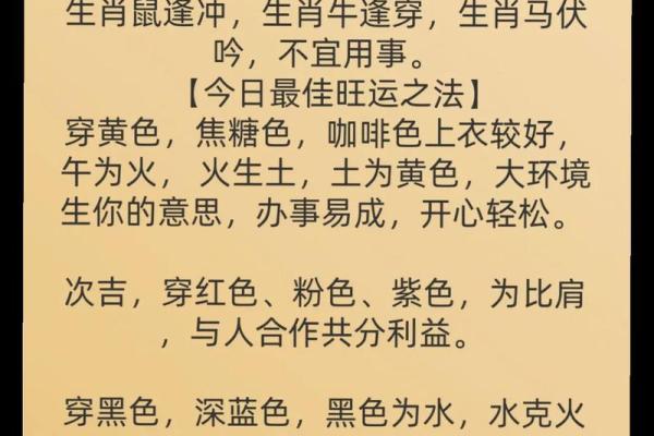 2025年10月18日五行穿衣有用