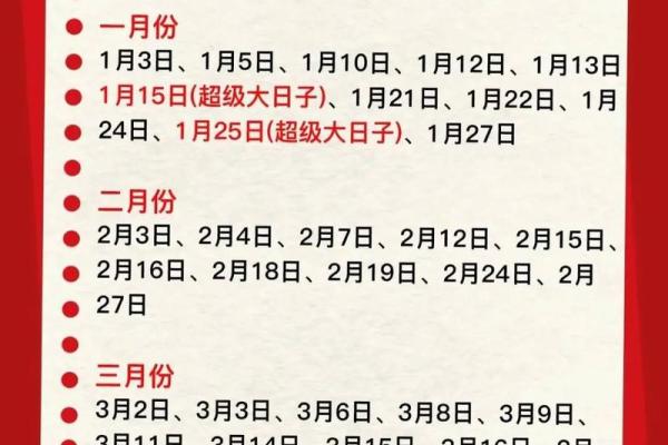 2025结婚吉日表(2025结婚吉日表格)
