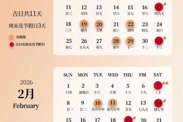 2025年l月份黄道吉日(2026年的黄道吉日)