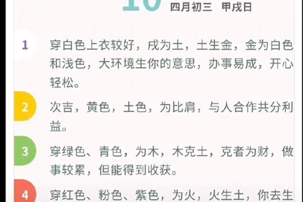 今日五行穿衣颜色大吉2025年12月1日不得不学