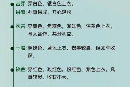 2021年9月5日五行穿衣颜色搭配指南，全解析