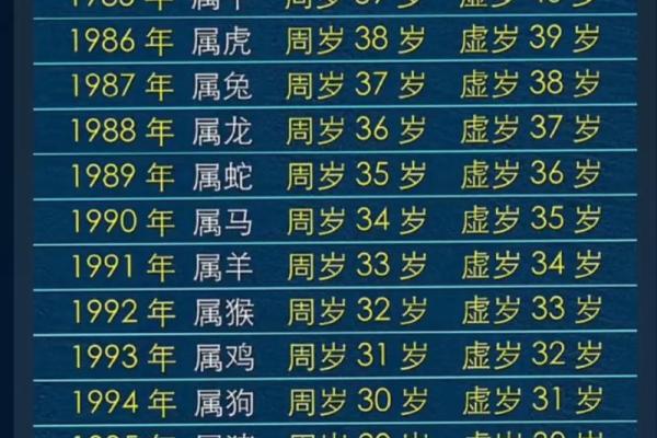 1993年出生的人今年2024年周岁多大了虚岁怎么算