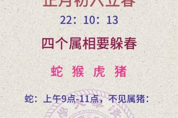 今年立春具体是哪几个属相的人必须要避开太岁和躲春呢？