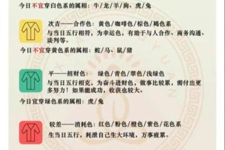 五行穿衣4月16日 4月16日五行穿衣颜色宜忌
