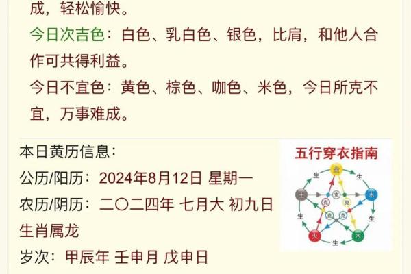 每日五行穿衣12月29日 12月29日五行旺运穿搭颜色