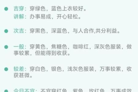 2022年10月7号五行穿衣指南 今日五行幸运色穿搭查询