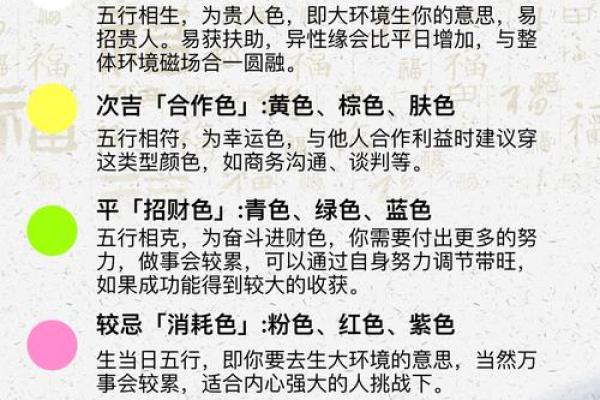 每日五行穿衣指南 今日五行幸运色穿衣搭配