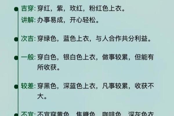 2021年每日五行穿衣查询 今日五行穿衣颜色指南