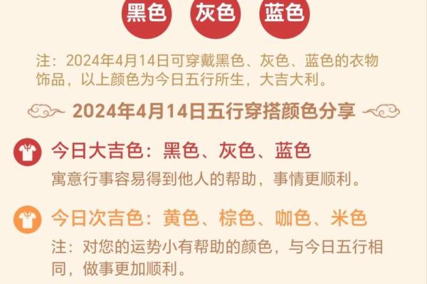 五行穿衣每日指南2024年1月4日 2024年1月4日五行穿衣旺运搭配
