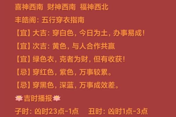 五行穿衣指南2022年10月25日 2022年10月25日五行穿衣颜色查询