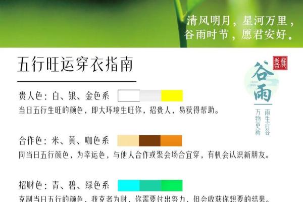 五行穿衣指南今天 今日五行旺运穿搭推荐