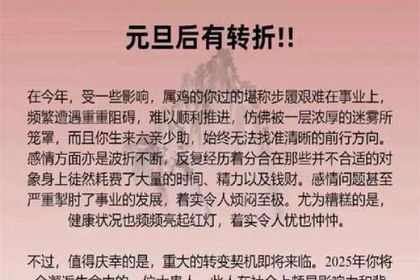 1993年属鸡男2025年全年运势详解及每月运程分析