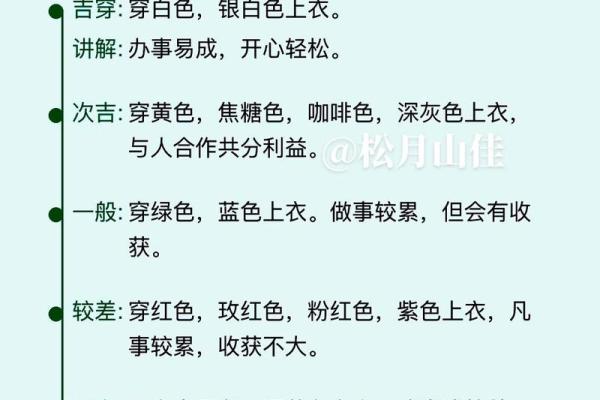 五行穿衣每日指南2023.6.1 2023年6月1日五行穿衣颜色指南