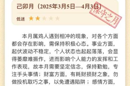 1981年属鸡女性2025年每月运势详解及运程完整版