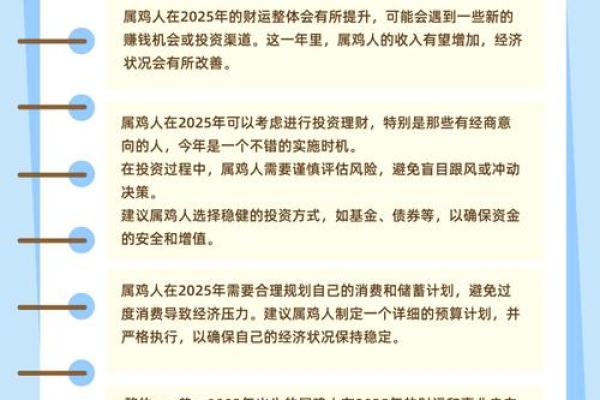 属鸡的人2025年整体运势如何，事业财运和健康方面有什么需要注意的？