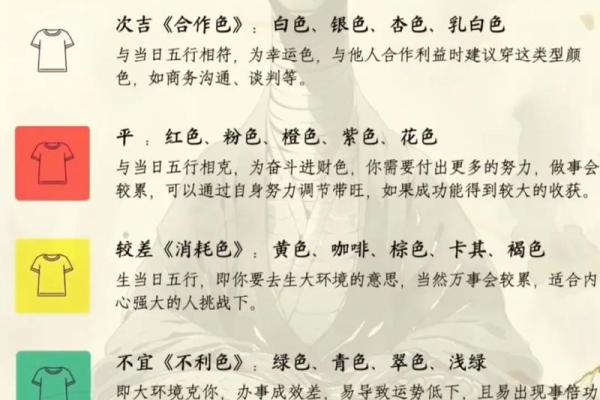 每日穿衣五行颜色推算 五行穿衣颜色查询今日