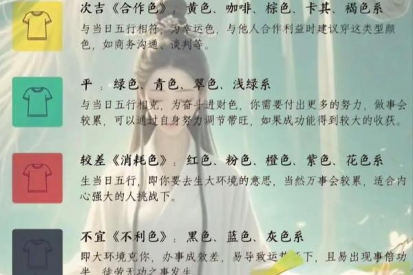 五行穿衣2021年10月10日穿衣指南 2021年10月10日五行穿衣颜色查询