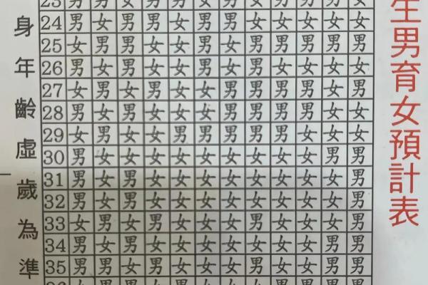 如何根据2020清宫表正确推算宝宝性别及备孕月份指南