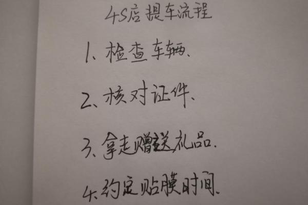 4S店有现车的情况下最快多久能提车？需要办理哪些手续和流程？