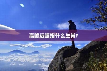 高瞻远瞩打一正确生肖 高瞻远瞩指什么生肖动物