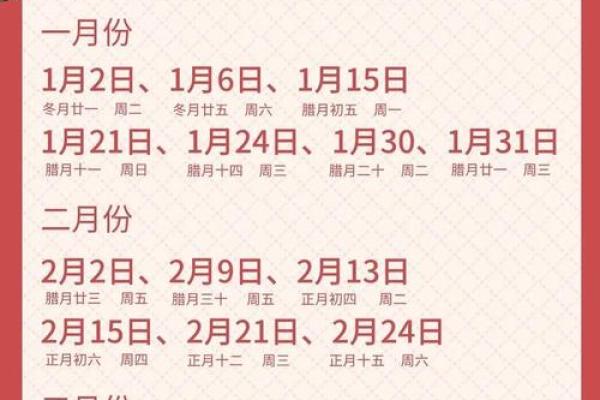 1月份黄道吉日一览表2022 1月份黄道吉日哪几天