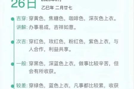 2023年11月6日五行穿衣旺运颜色搭配指南，小白也能学会