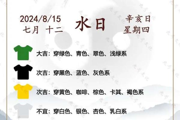 2023年8月15日五行穿衣颜色搭配指南,全解析 2023年8月15日五行穿衣颜色搭配指南,全解析