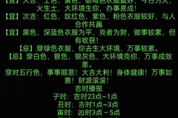 2023年4月25日五行穿衣颜色搭配吉时指南,不看后悔 2023年4月25日五行穿衣颜色搭配吉时指南,不看后悔