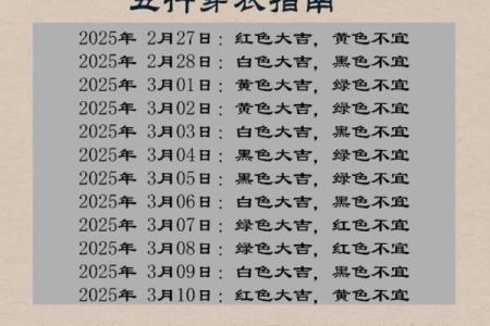 2025年10月9日五行穿衣每日分享有哪些常见技巧
